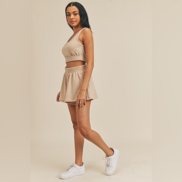 Good vibes only 3 piece set in honey cream - Picture 6 of 11